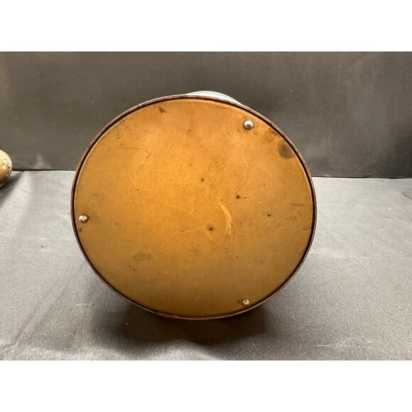 Industrial Office Silver Pierced Metal Mesh Wastebasket Man Cave - Picture 2 of 6